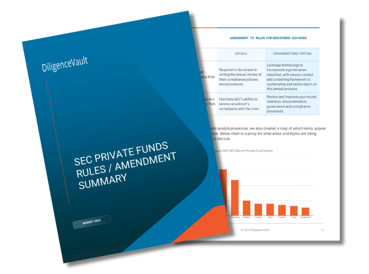 diligencevault sec rules and amendment