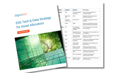 DiligenceVault Whitepaper - ESG Tech and Data Strategy for Asset Allocators