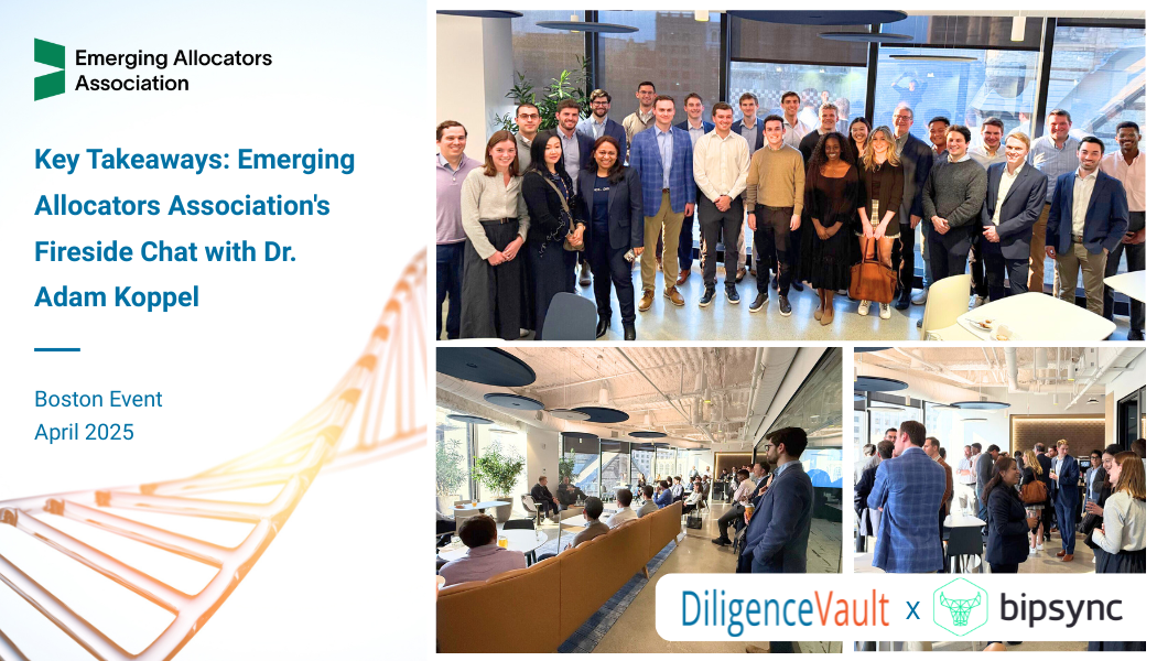 DiligenceVault Key Takeaways Emerging Allocators Association's Fireside Chat with Dr. Adam Koppel